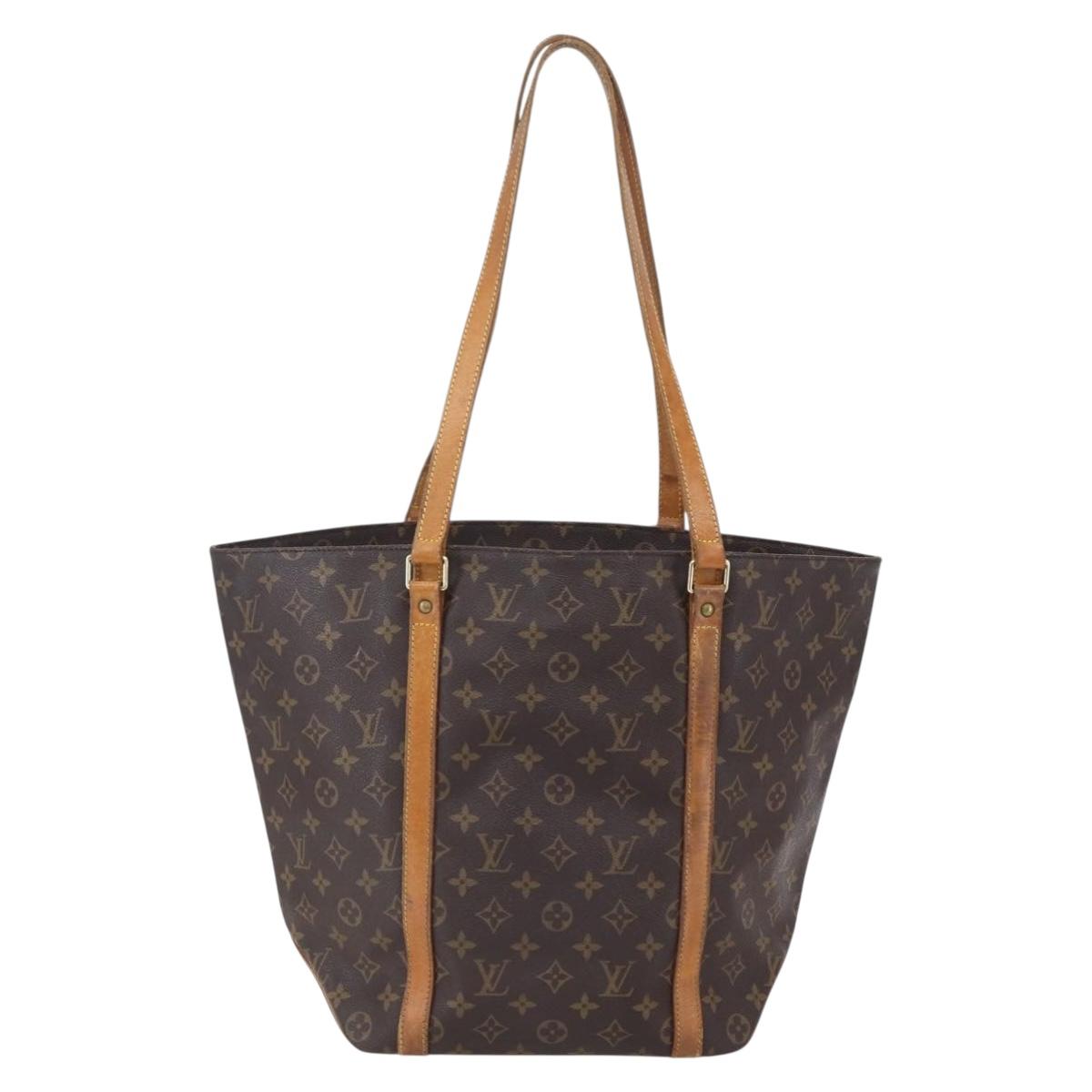LOUIS VUITTON Monogram Sac Shopping Tote Bag M51108 LV Auth 149988