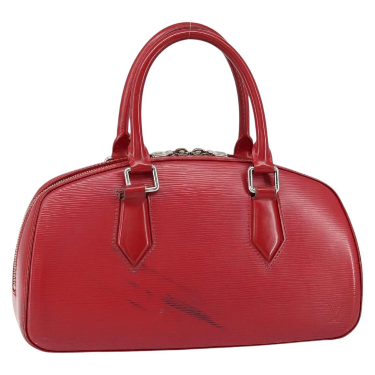 LOUIS VUITTON Epi jasmine Hand Bag Red M52087 LV Auth 149994