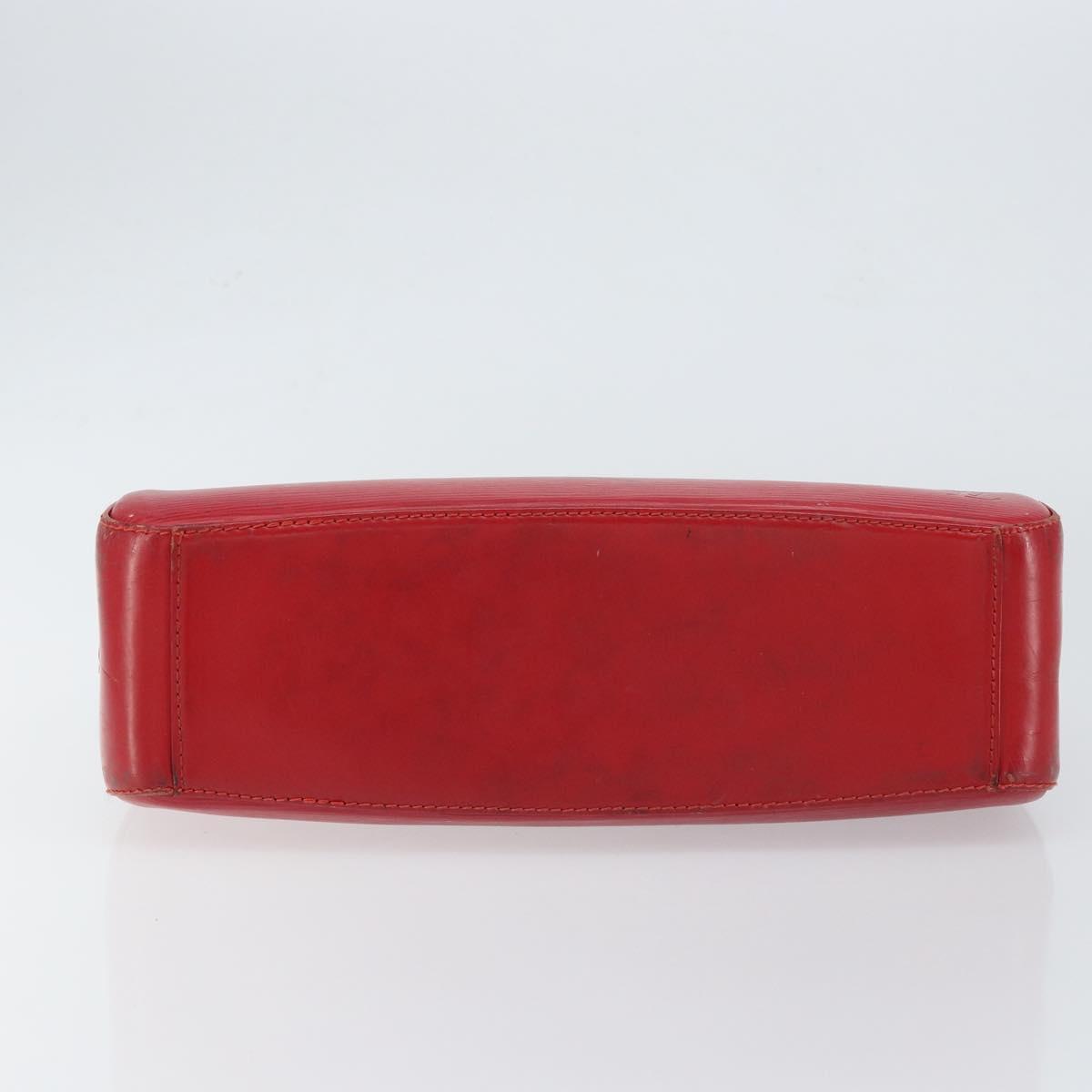 LOUIS VUITTON Epi jasmine Hand Bag Red M52087 LV Auth 149994