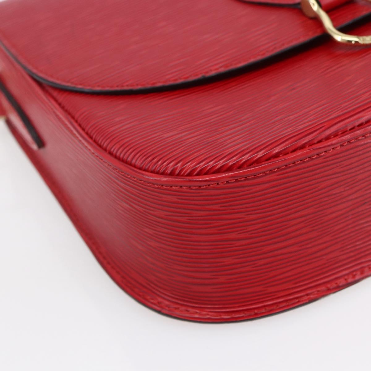 LOUIS VUITTON Epi Saint Cloud GM Shoulder Bag Red M52197 LV Auth 149995V