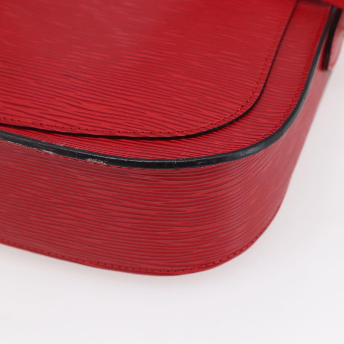 LOUIS VUITTON Epi Saint Cloud GM Shoulder Bag Red M52197 LV Auth 149995V