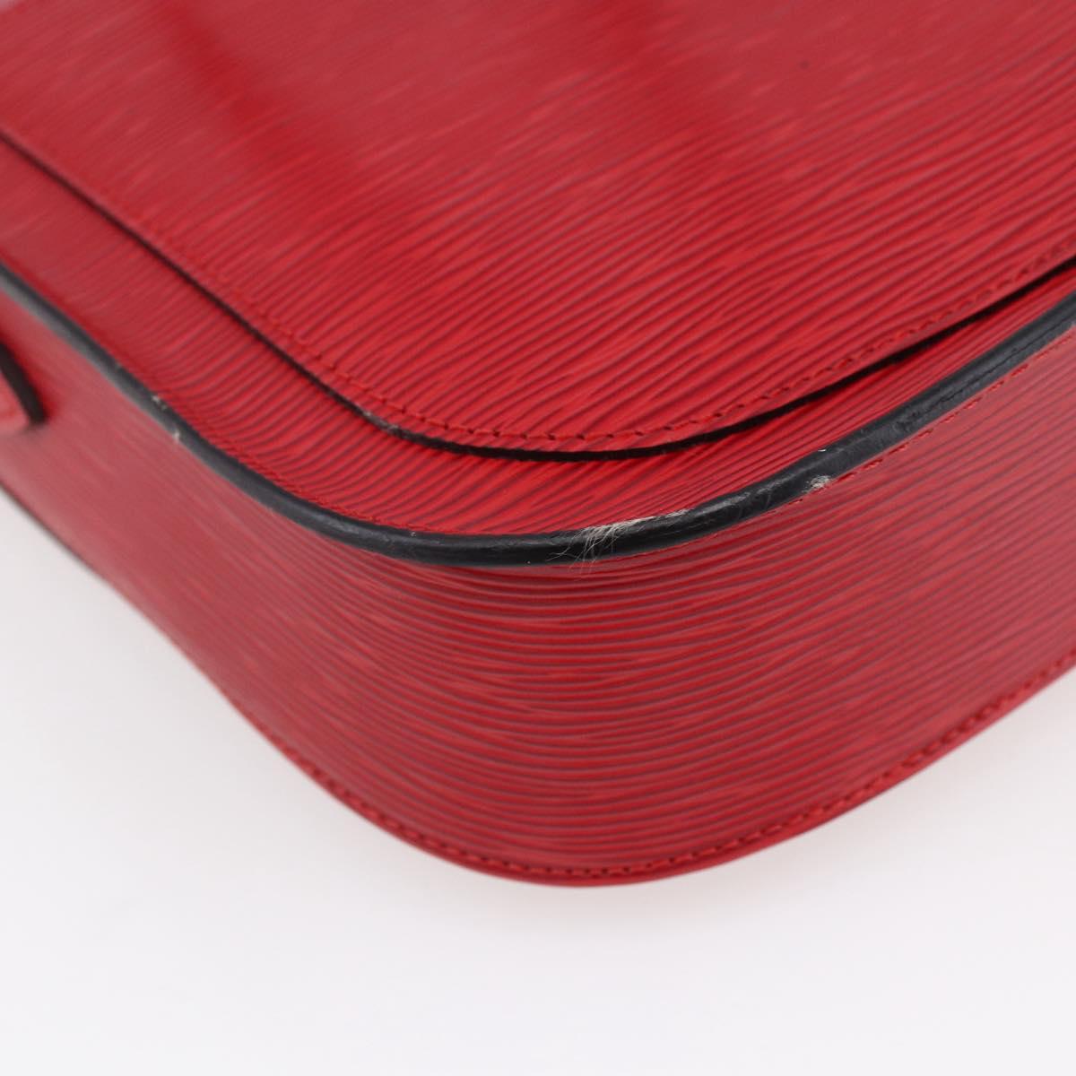 LOUIS VUITTON Epi Saint Cloud GM Shoulder Bag Red M52197 LV Auth 149995V