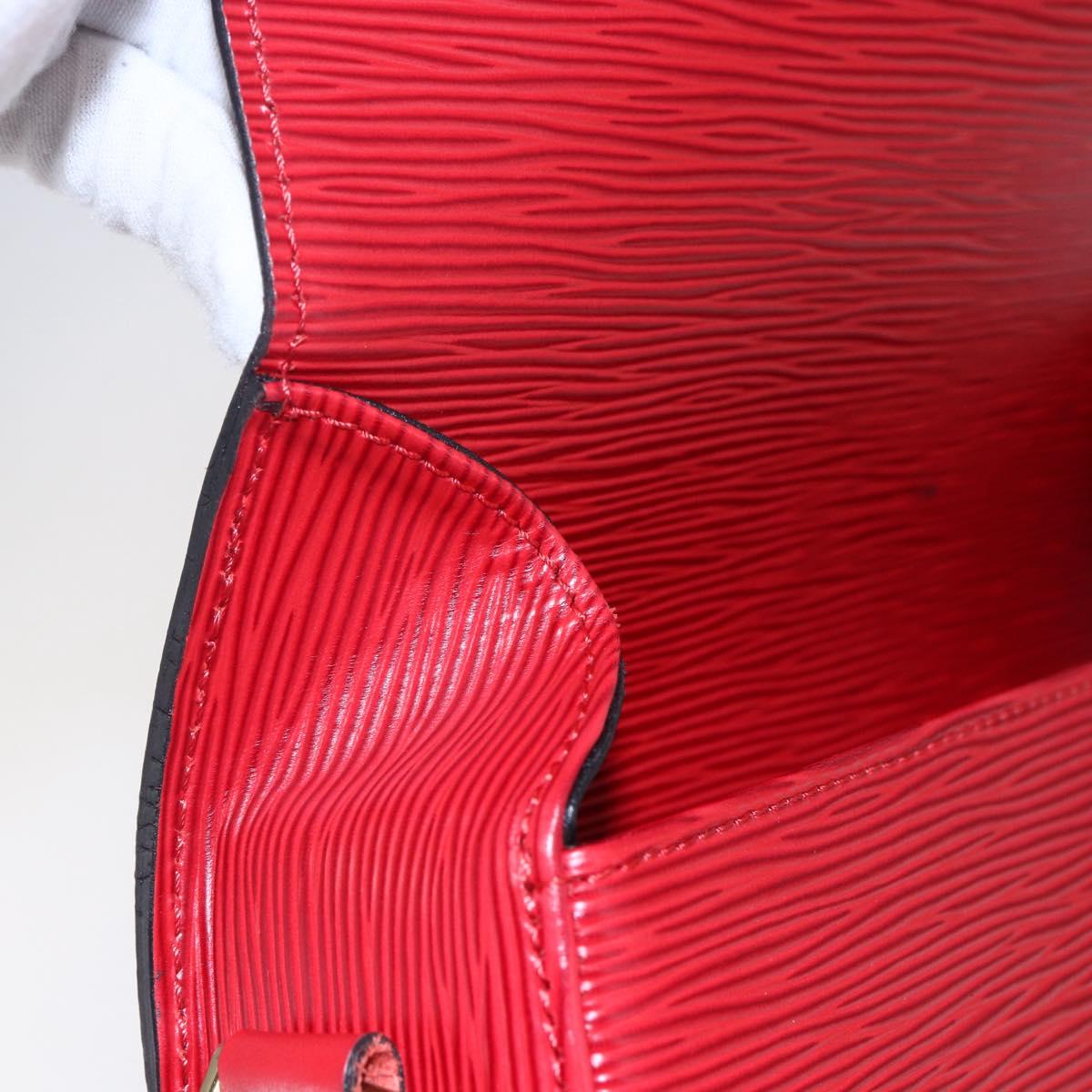 LOUIS VUITTON Epi Saint Cloud GM Shoulder Bag Red M52197 LV Auth 149995V