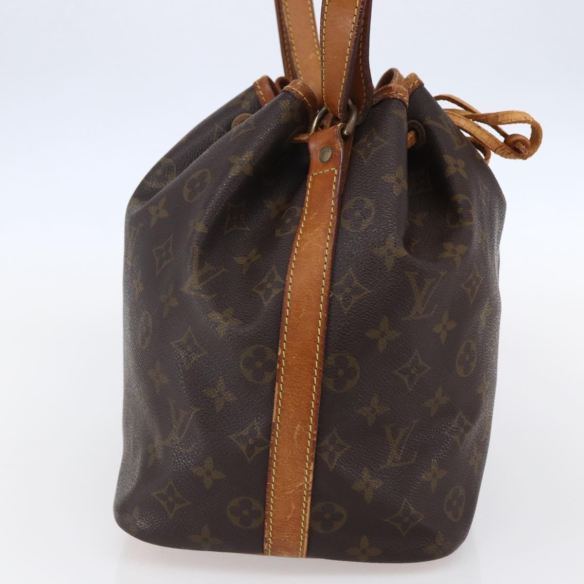 LOUIS VUITTON Monogram Petit Noe Shoulder Bag M42226 LV Auth 150006
