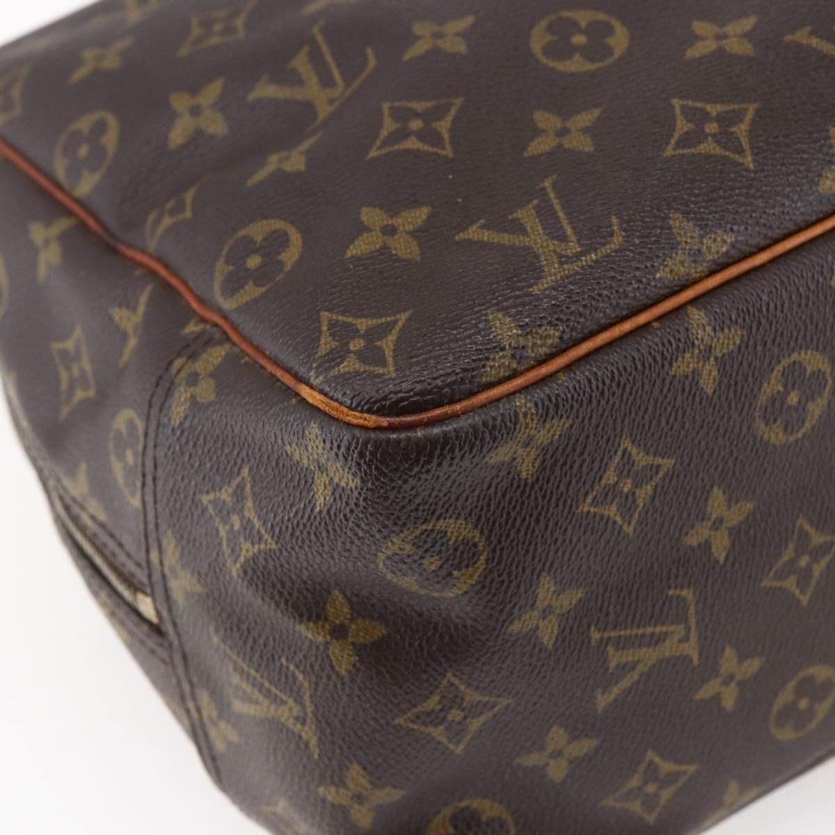 LOUIS VUITTON Monogram Deauville Hand Bag M47270 LV Auth 150008