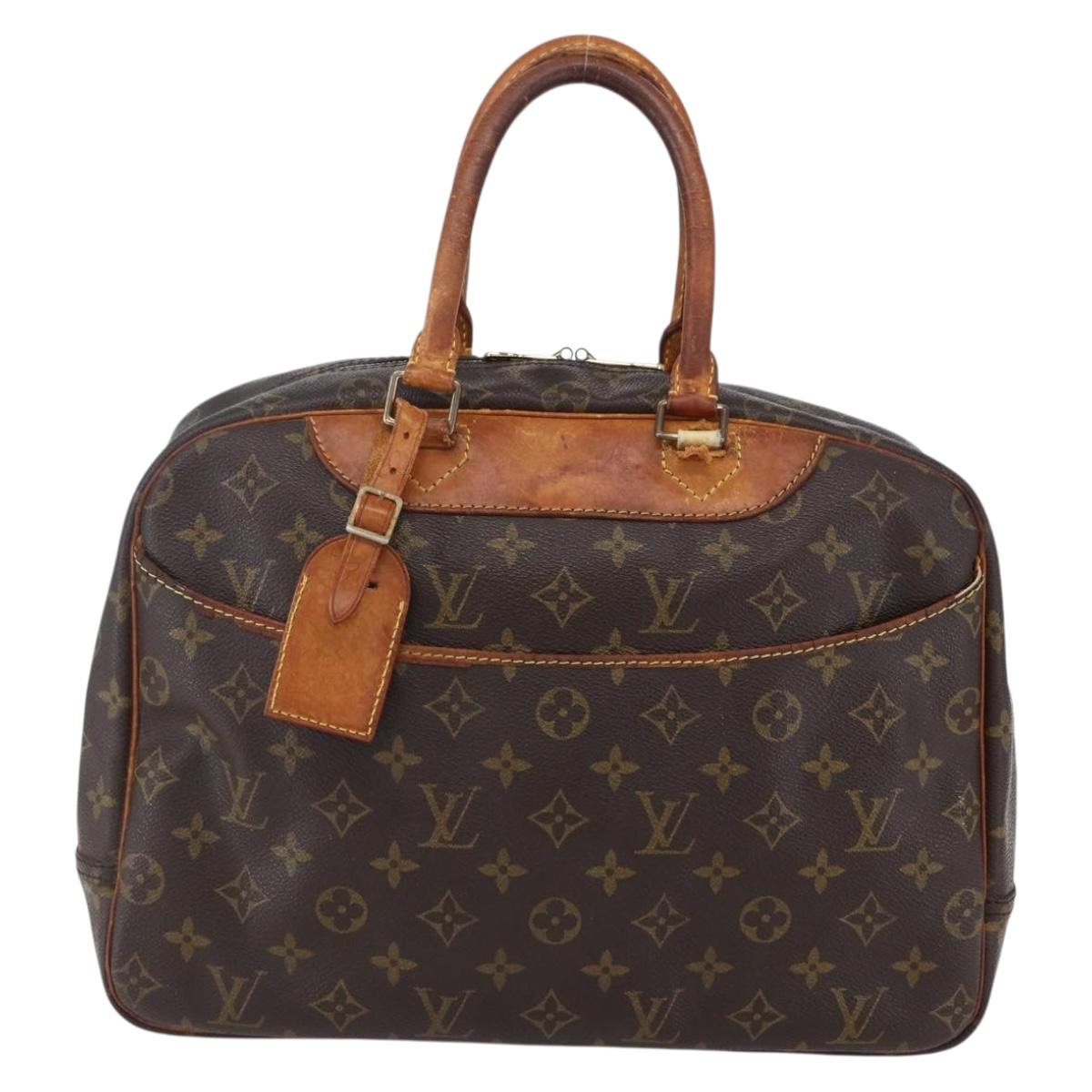 LOUIS VUITTON Monogram Deauville Hand Bag M47270 LV Auth 150008