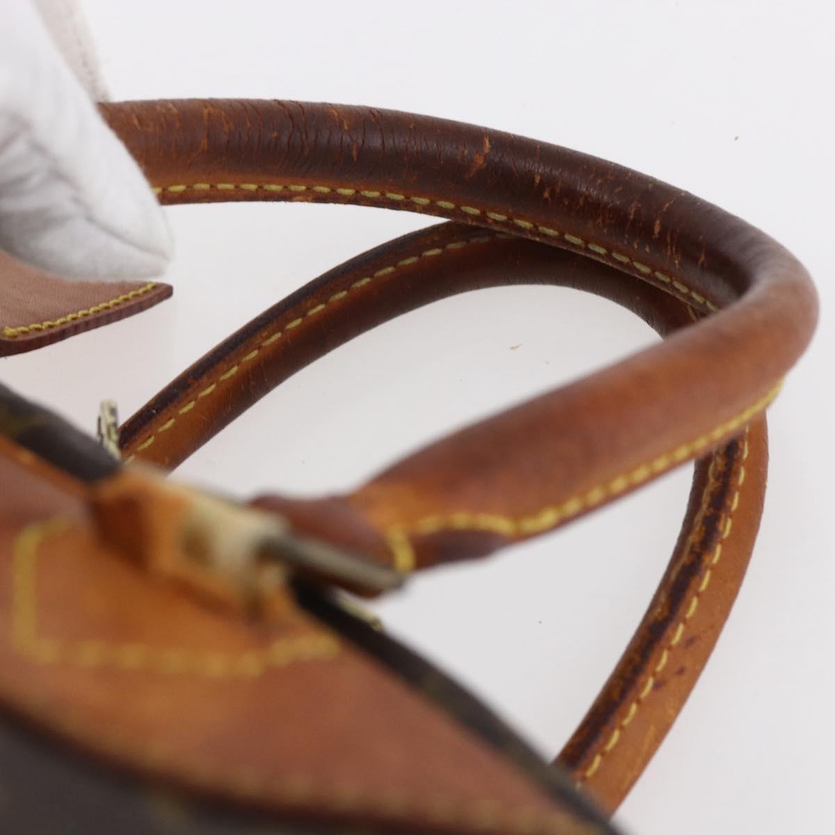 LOUIS VUITTON Monogram Deauville Hand Bag M47270 LV Auth 150008