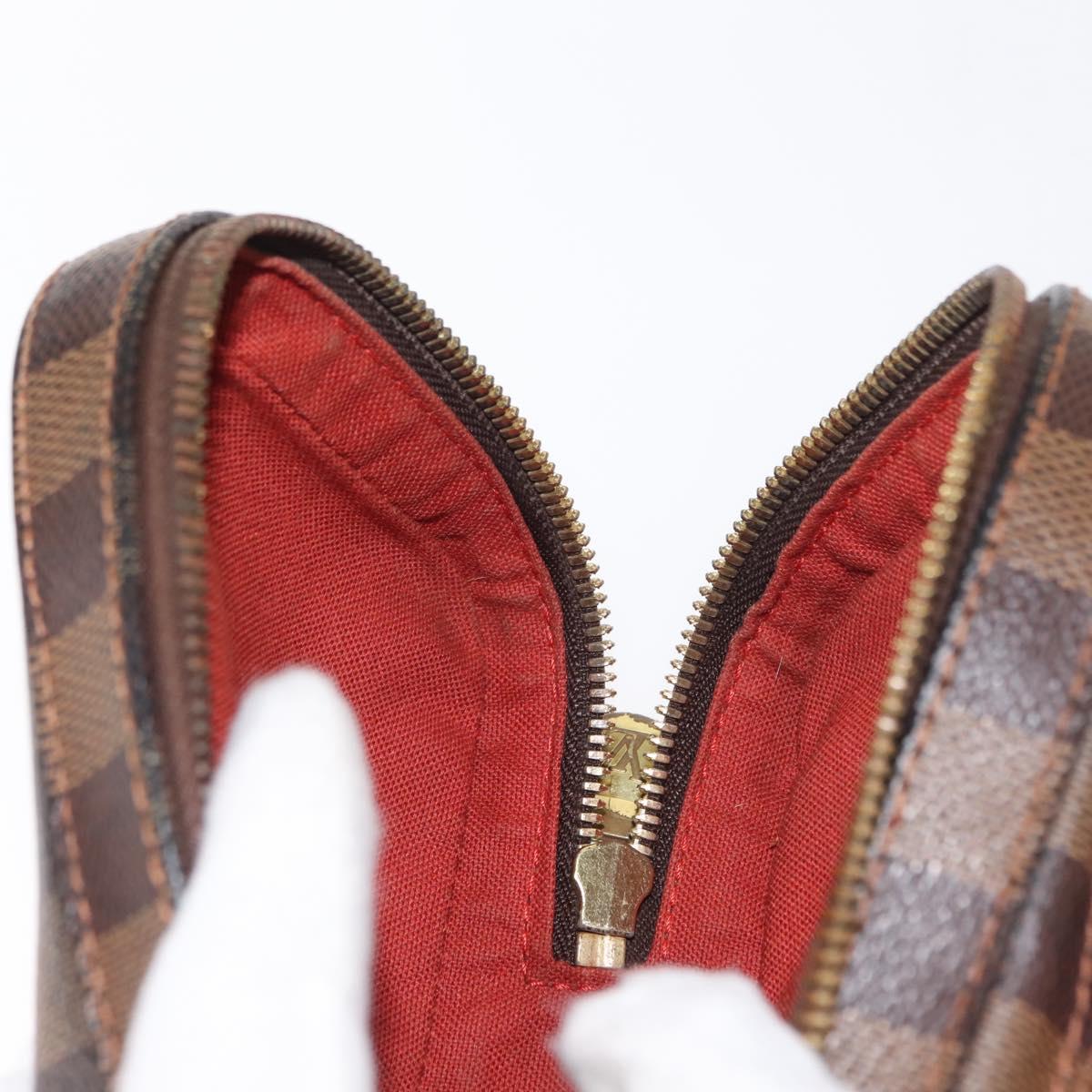 LOUIS VUITTON Damier Ebene Geronimos Shoulder Bag N51994 LV Auth 150018