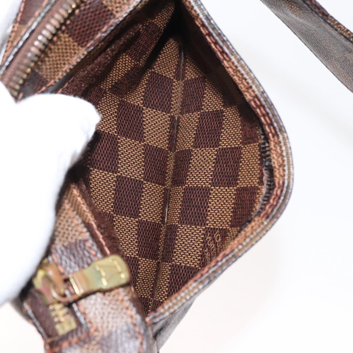 LOUIS VUITTON Damier Ebene Geronimos Shoulder Bag N51994 LV Auth 150018