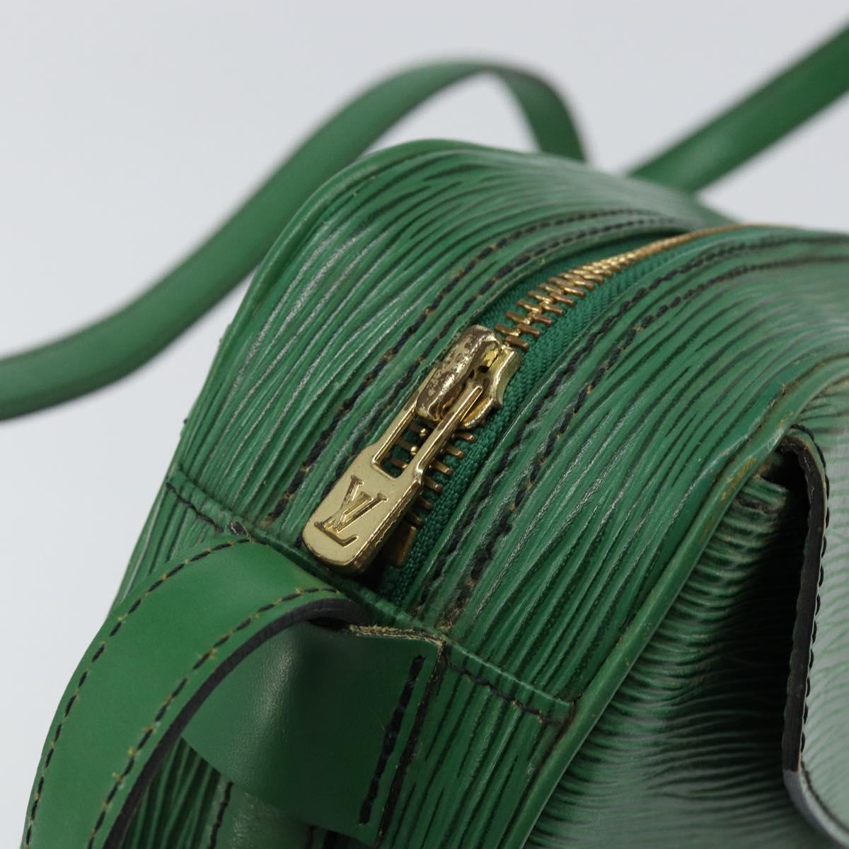 LOUIS VUITTON Epi Jeune Fille MM Shoulder Bag Green M52154 LV Auth 150019