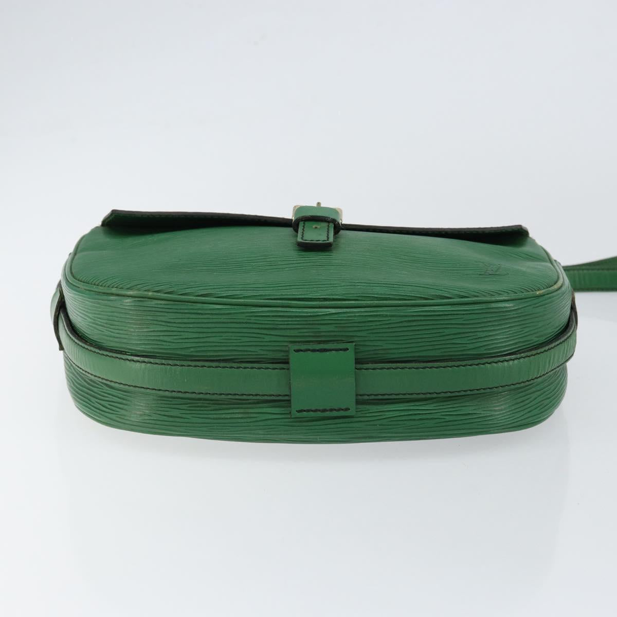 LOUIS VUITTON Epi Jeune Fille MM Shoulder Bag Green M52154 LV Auth 150019