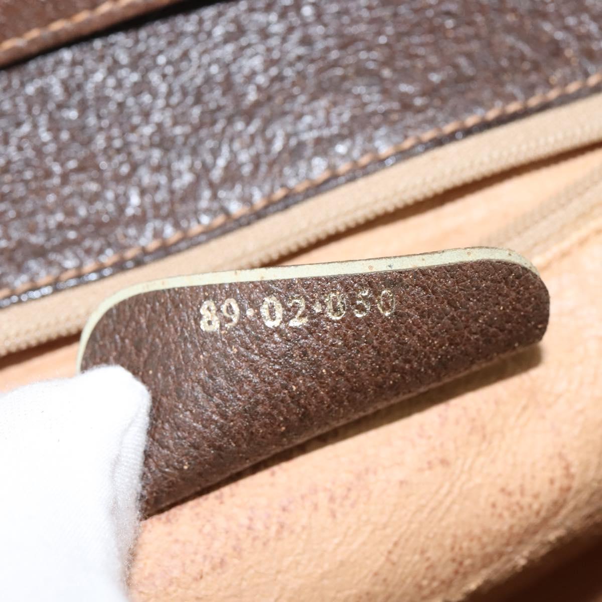 GUCCI GG Supreme Shoulder Bag PVC Beige Gold 89 02 050 Auth 150021