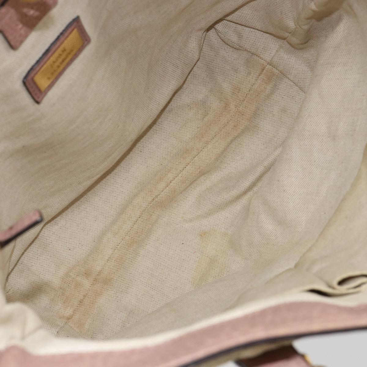 GUCCI GG Canvas Miss GG Tote Bag Beige Gold 342591 Auth 150041