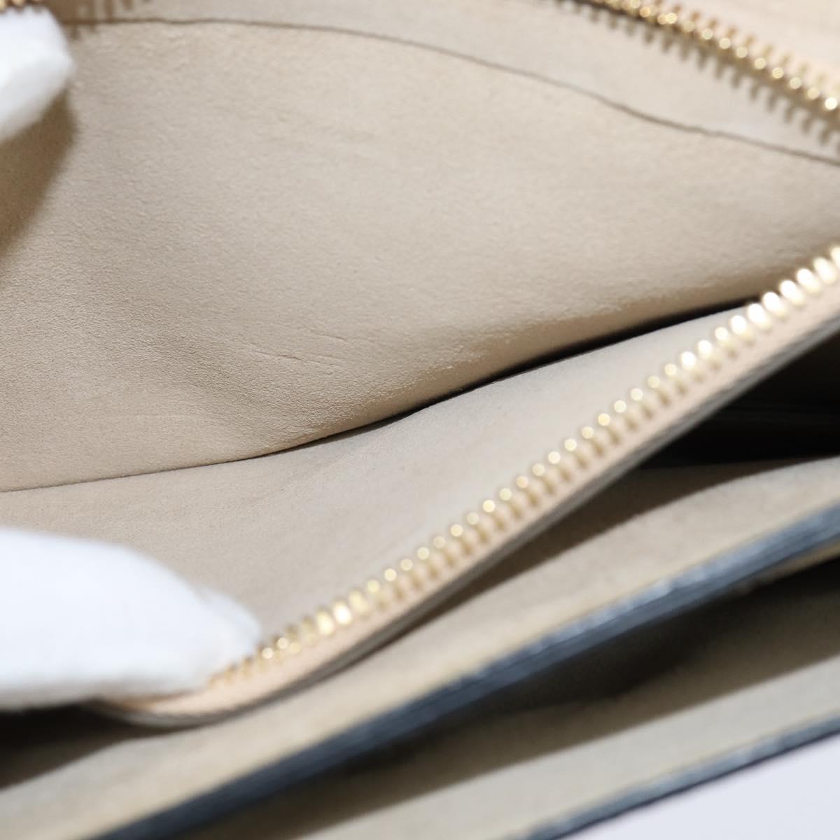 Chloe Fay Clutch Bag Leather Navy Auth 150049