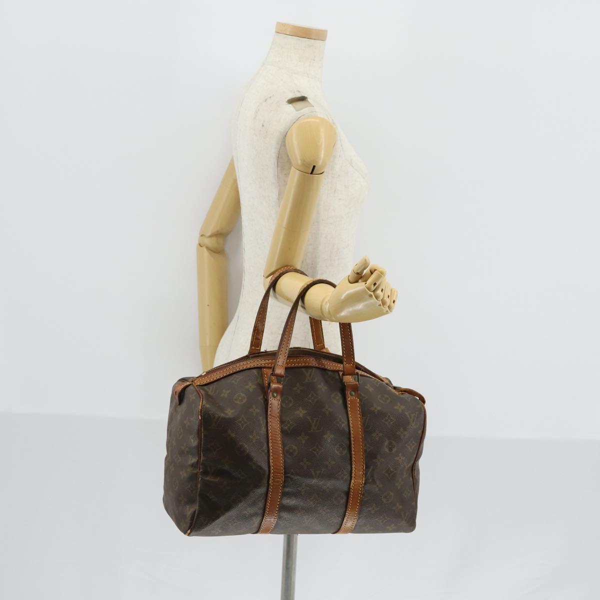 LOUIS VUITTON Monogram Sac Souple 35 Boston Bag M41626 LV Auth 150060