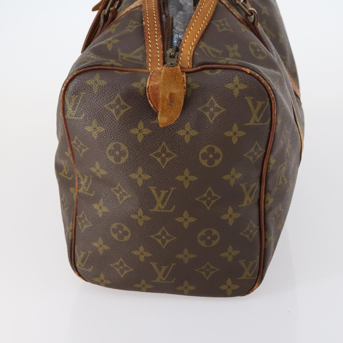LOUIS VUITTON Monogram Sac Souple 35 Boston Bag M41626 LV Auth 150060