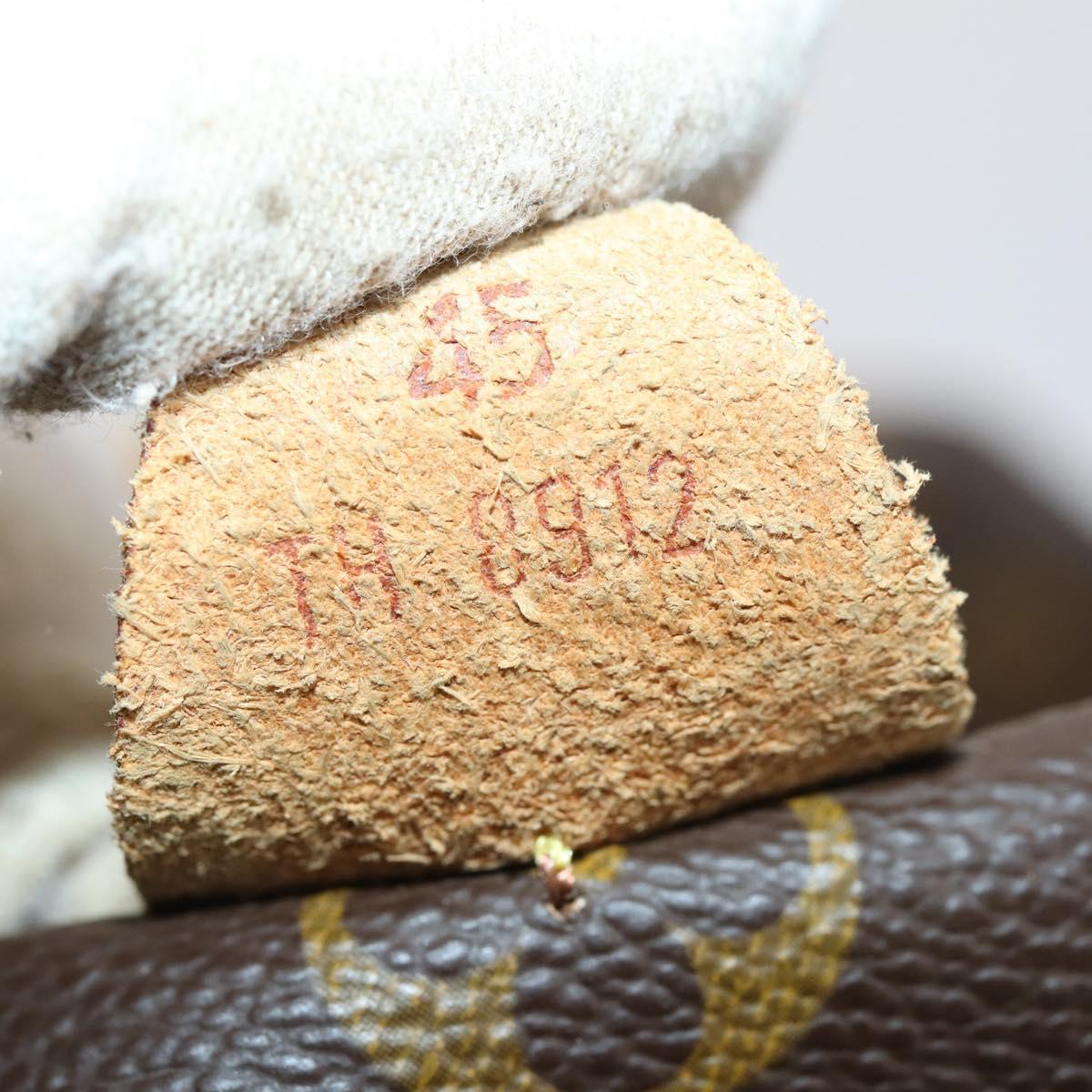 LOUIS VUITTON Monogram Sac Souple 45 Boston Bag M41624 LV Auth 150061