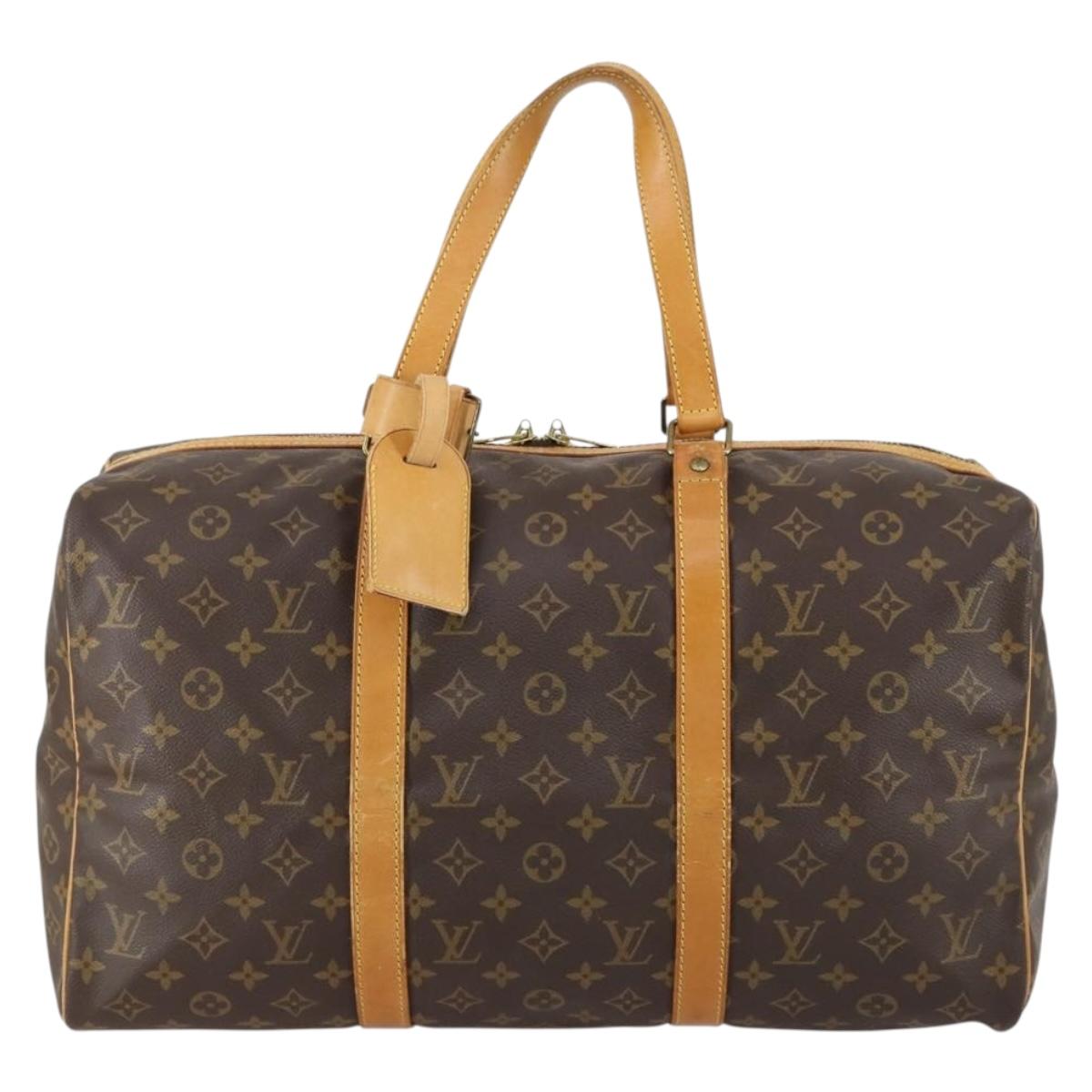 LOUIS VUITTON Monogram Sac Souple 45 Boston Bag M41624 LV Auth 150061