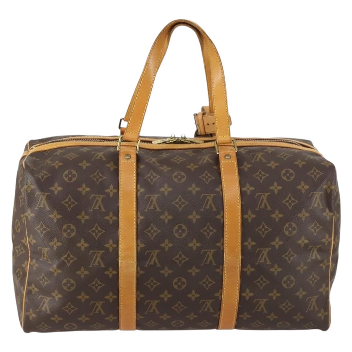 LOUIS VUITTON Monogram Sac Souple 45 Boston Bag M41624 LV Auth 150061