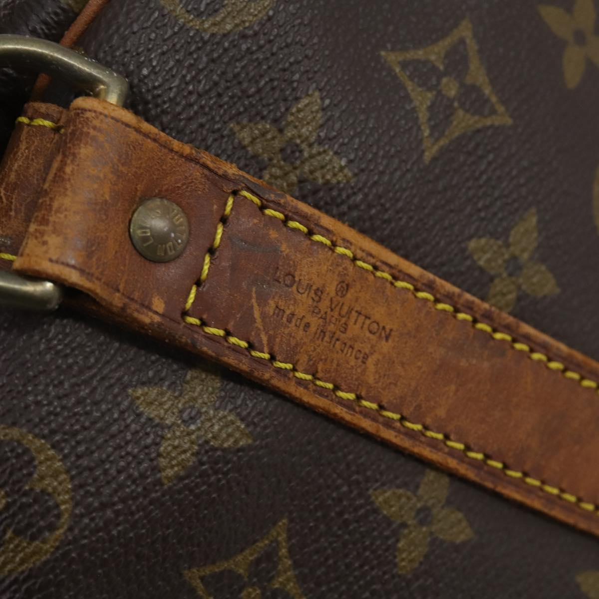 LOUIS VUITTON Monogram Keepall Bandouliere 50 Boston Bag M41416 LV Auth 150063