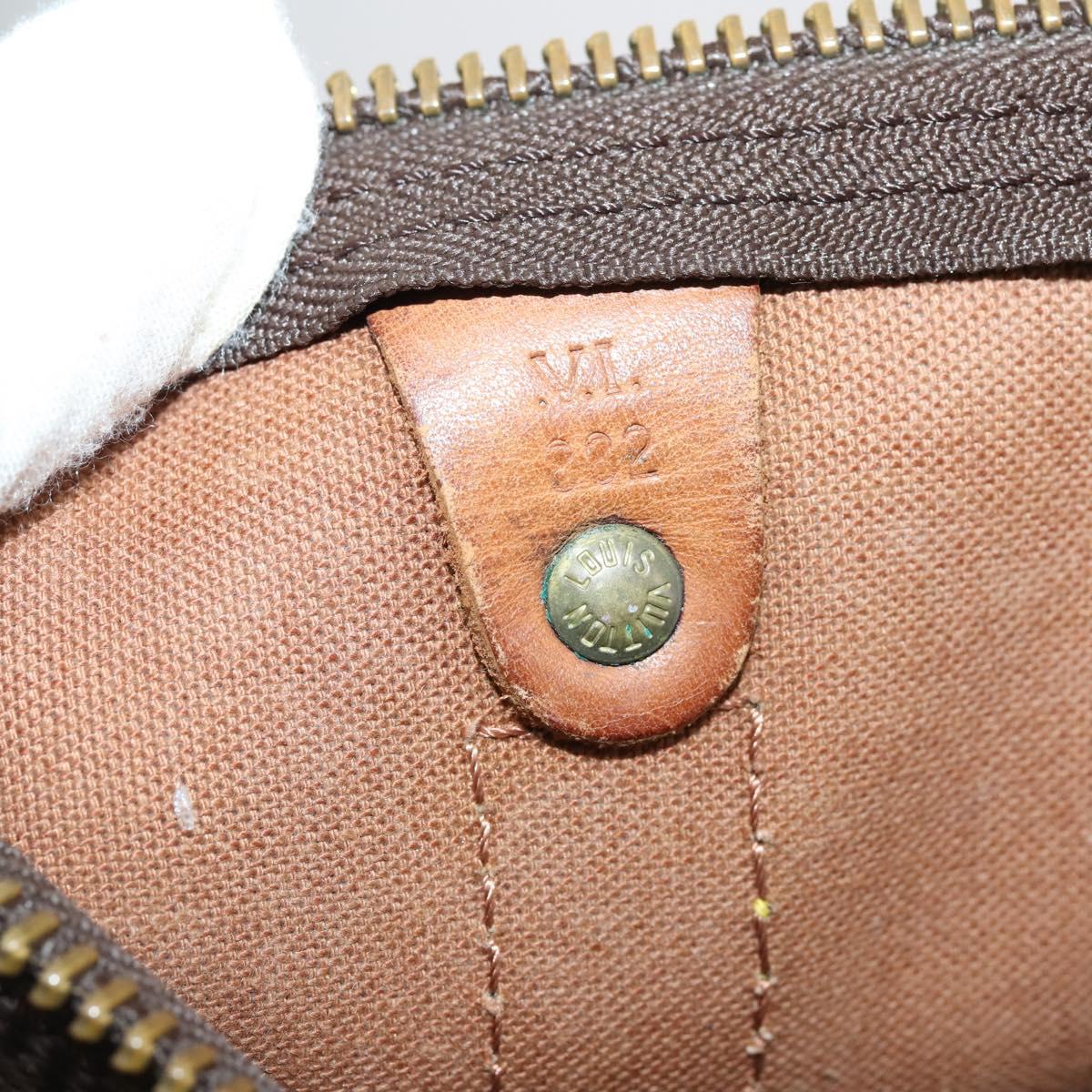 LOUIS VUITTON Monogram Keepall Bandouliere 50 Boston Bag M41416 LV Auth 150063