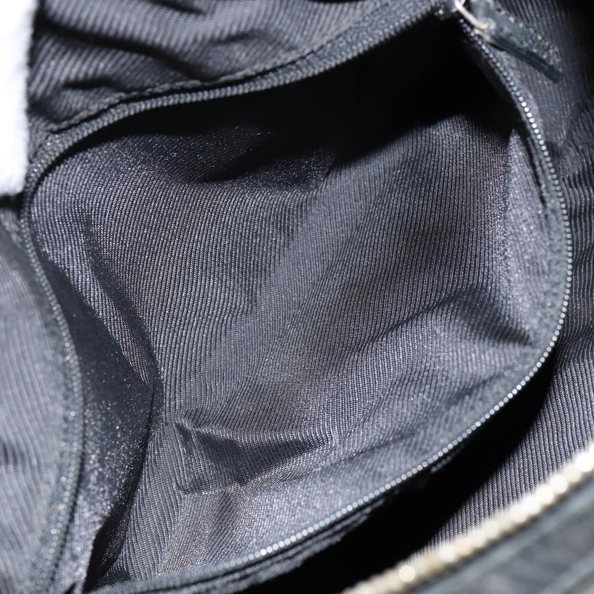 GUCCI GG Canvas Boston Bag Black Gold 000 0851 Auth 150082