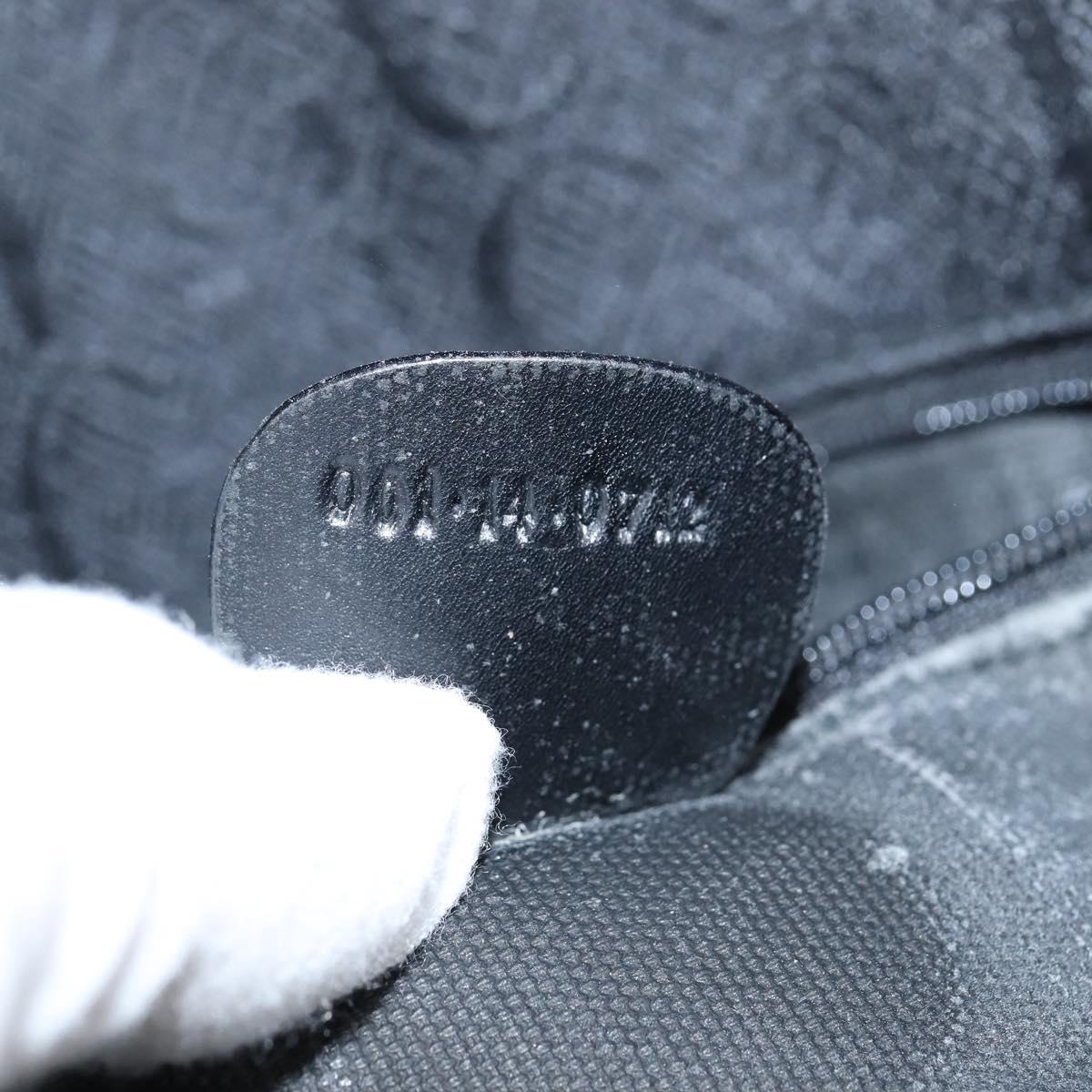 GUCCI Shoulder Bag Nylon Black Gold 001 14 0712 Auth 150087