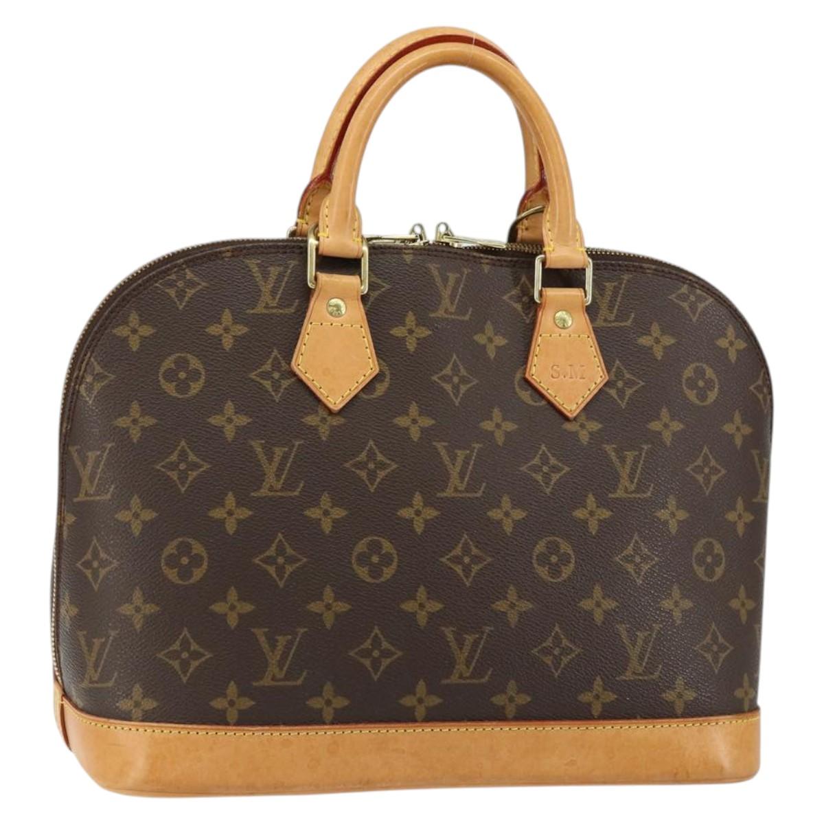 LOUIS VUITTON Monogram Alma Hand Bag M51130 LV Auth 150093