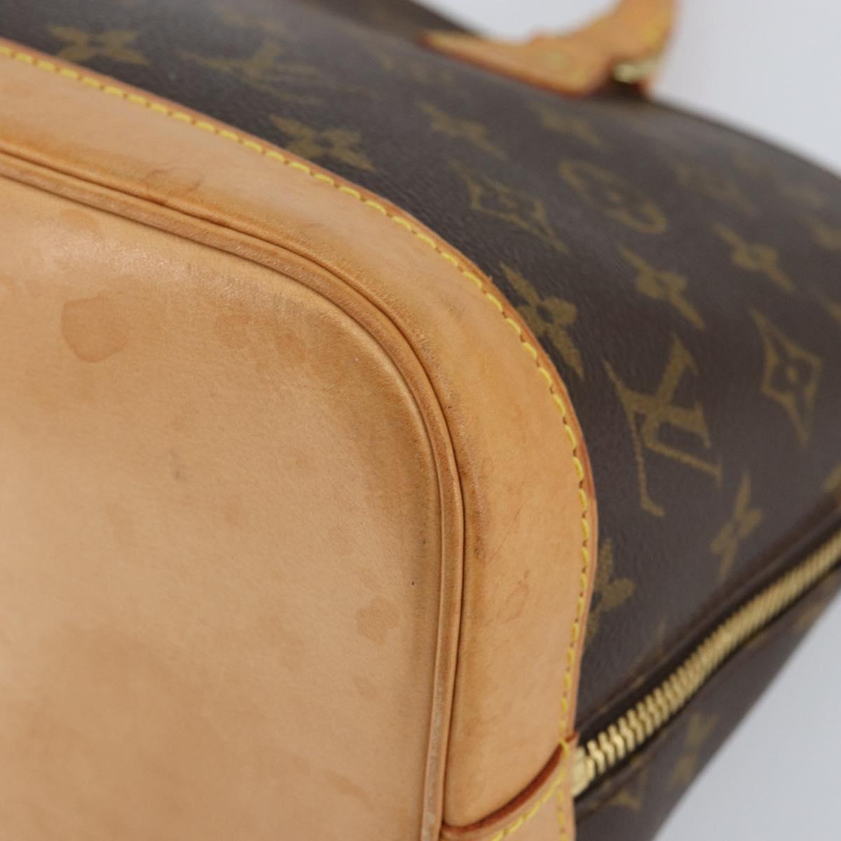 LOUIS VUITTON Monogram Alma Hand Bag M51130 LV Auth 150093