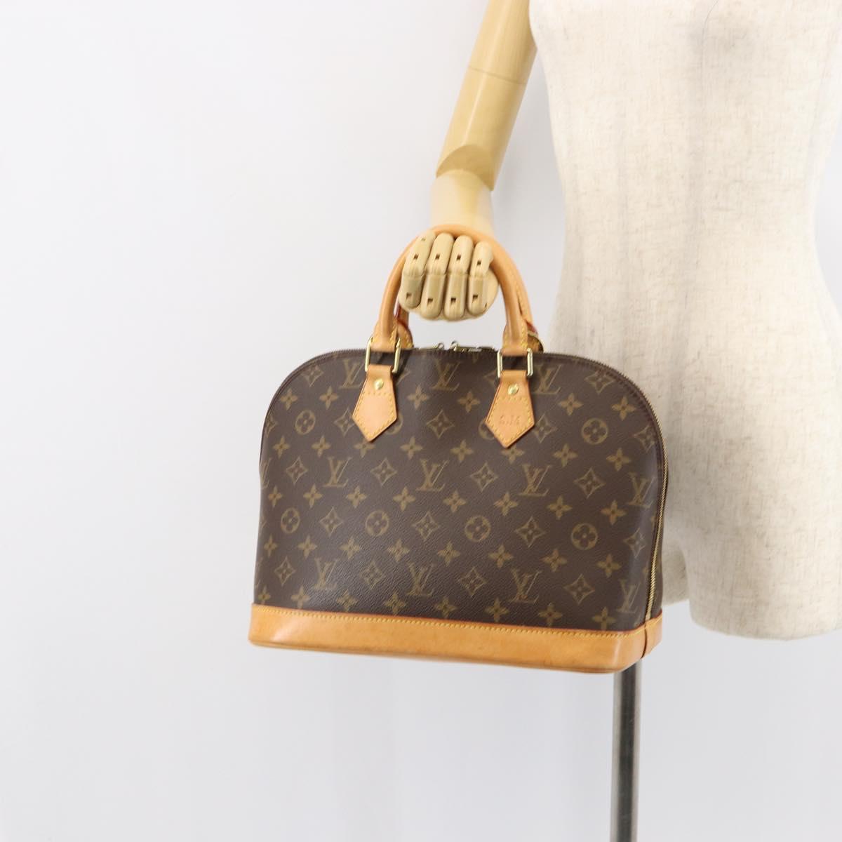 LOUIS VUITTON Monogram Alma Hand Bag M51130 LV Auth 150093
