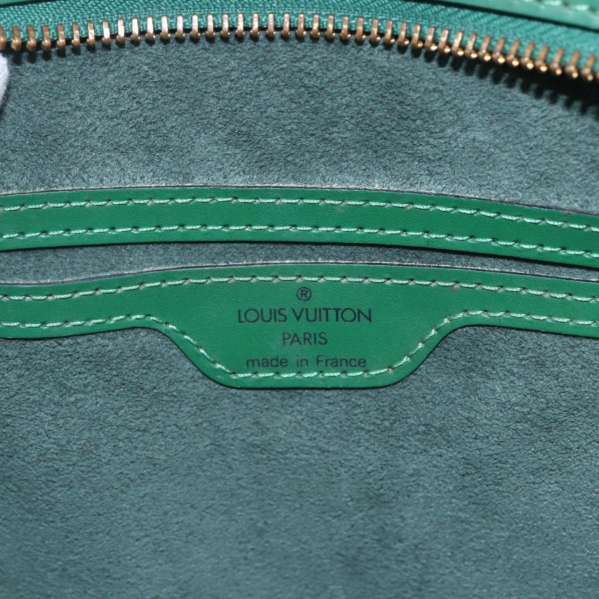 LOUIS VUITTON Epi Saint Jacques Poignees Long Bag Green M52334 LV Auth 150097