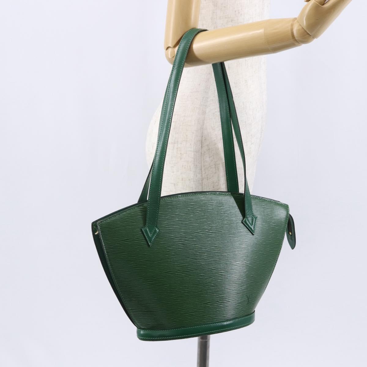 LOUIS VUITTON Epi Saint Jacques Poignees Long Bag Green M52334 LV Auth 150097