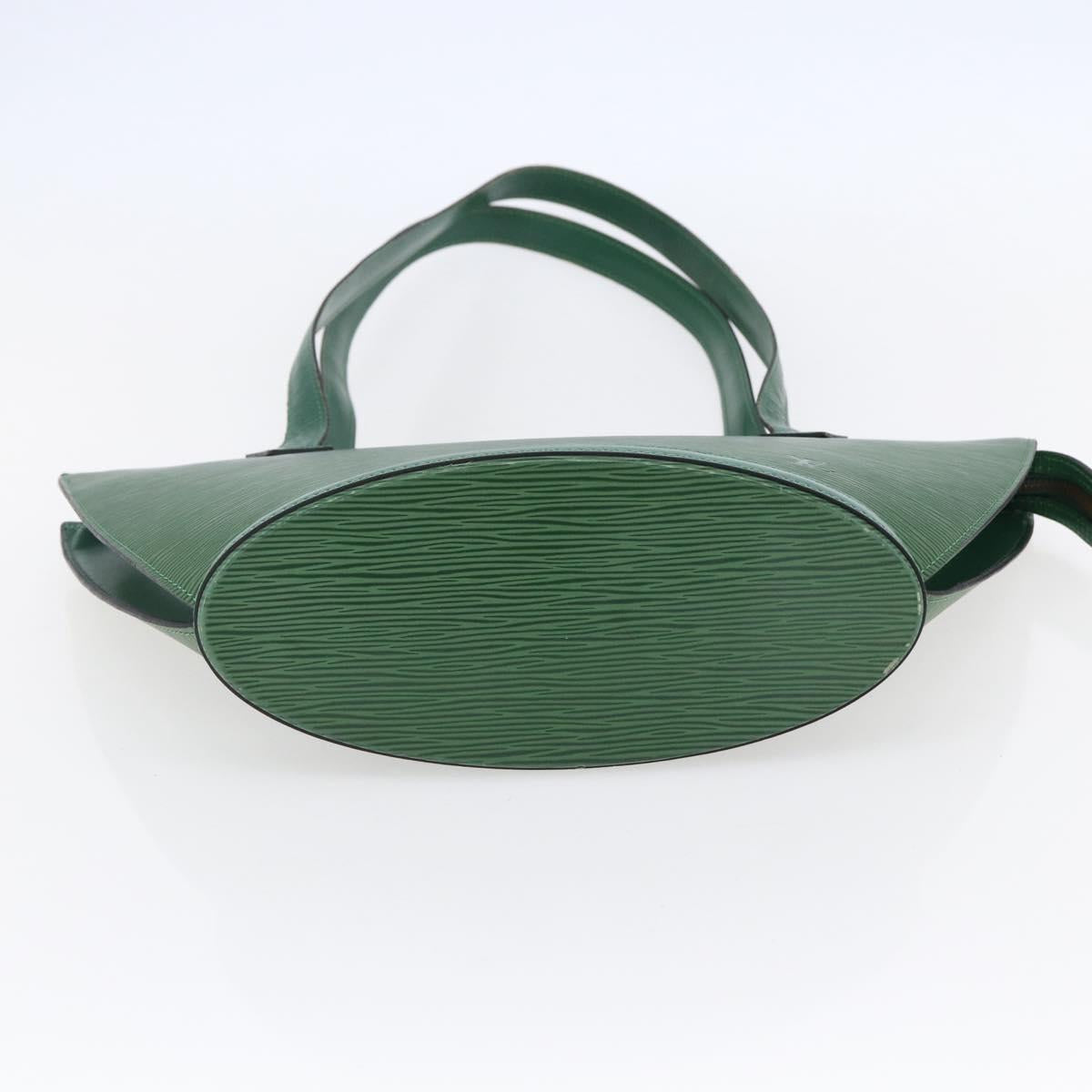 LOUIS VUITTON Epi Saint Jacques Poignees Long Bag Green M52334 LV Auth 150097