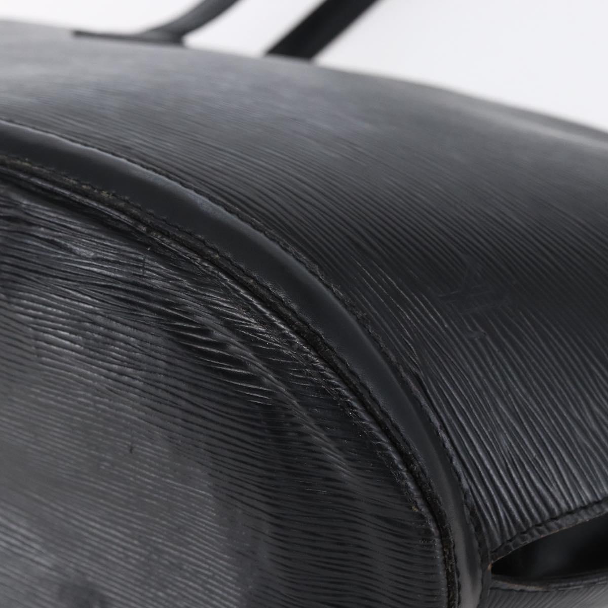 LOUIS VUITTON Epi Saint Jacques Shopping Shoulder Bag Black M52262 Auth 150098