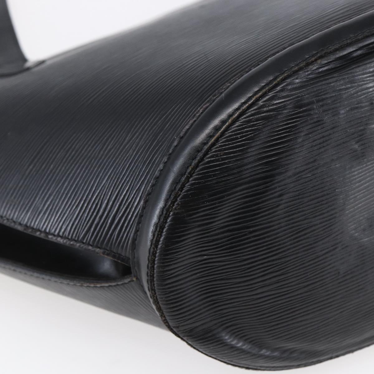 LOUIS VUITTON Epi Saint Jacques Shopping Shoulder Bag Black M52262 Auth 150098