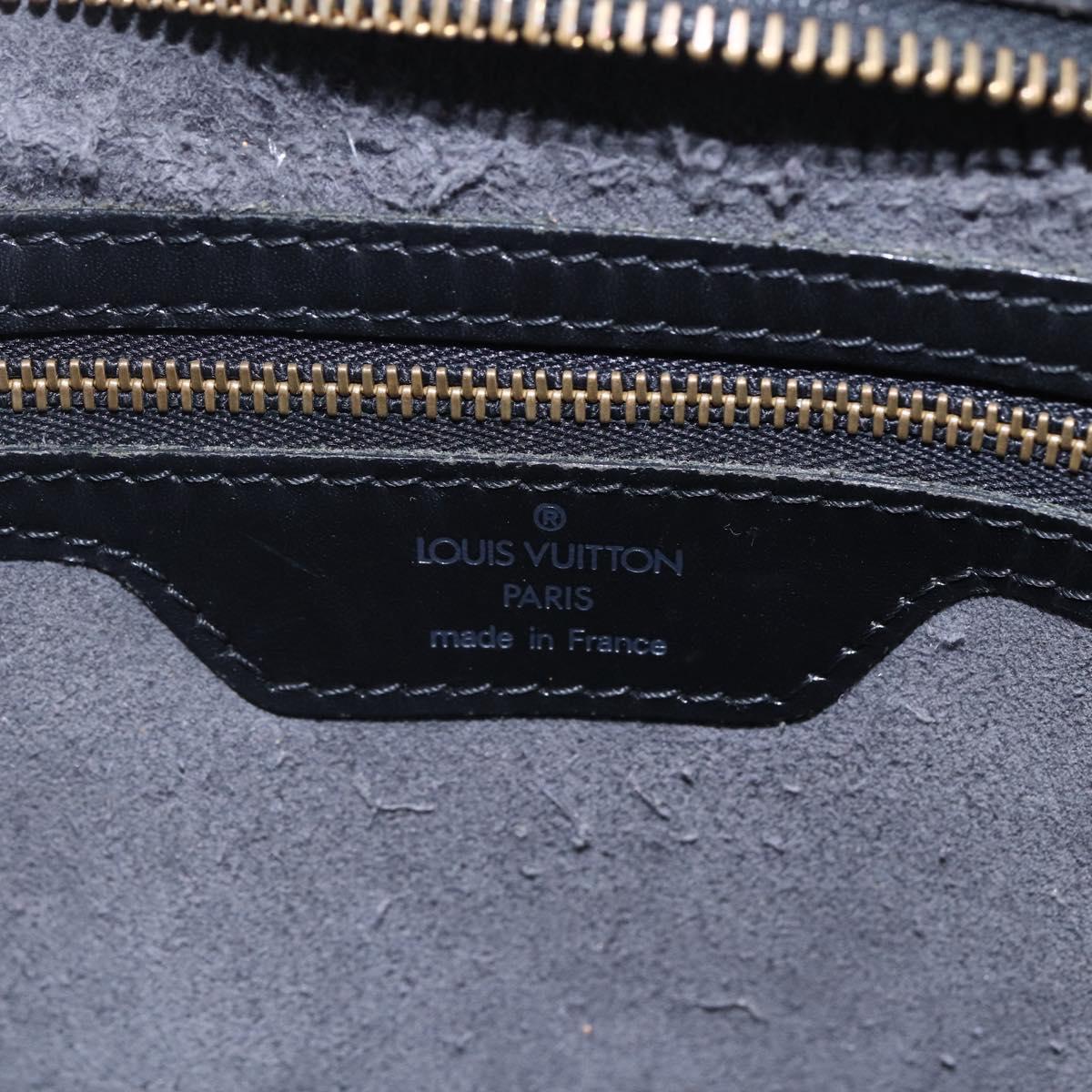 LOUIS VUITTON Epi Saint Jacques Shopping Shoulder Bag Black M52262 Auth 150098