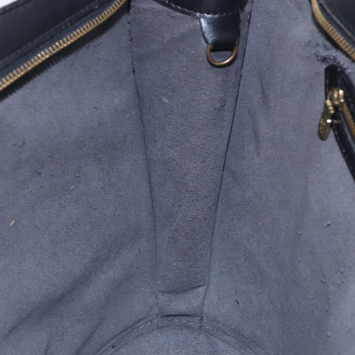 LOUIS VUITTON Epi Saint Jacques Shopping Shoulder Bag Black M52262 Auth 150098