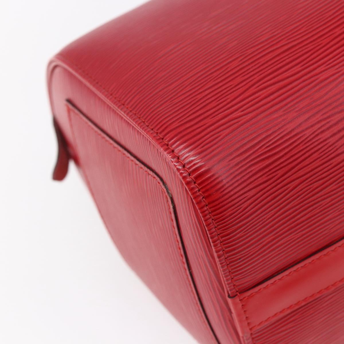 LOUIS VUITTON Epi Speedy 25 Hand Bag Castilian Red M43017 LV Auth 150100