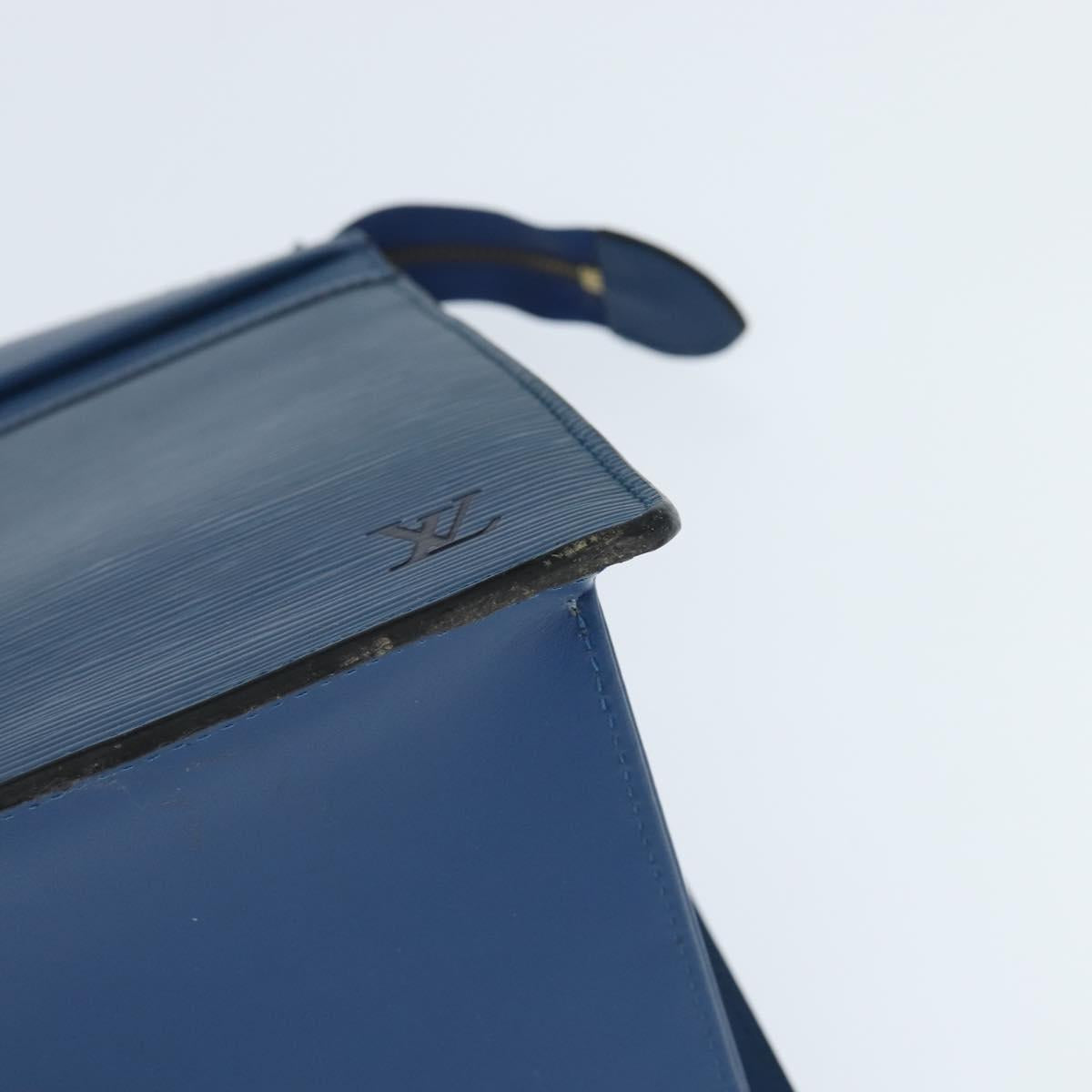 LOUIS VUITTON Epi Riviera Hand Bag Blue M48185 LV Auth 150103
