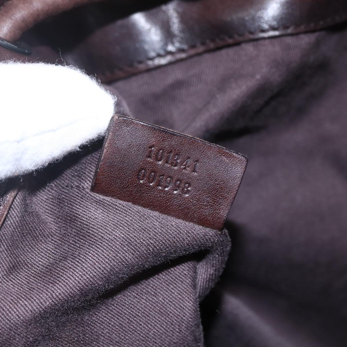 GUCCI GG Canvas Shoulder Bag Beige 101341 Auth 150124