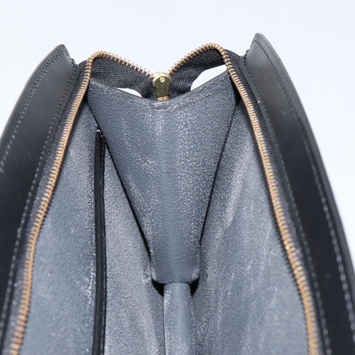 LOUIS VUITTON Epi Trousse Crete Pouch Black M48402 LV Auth 150132