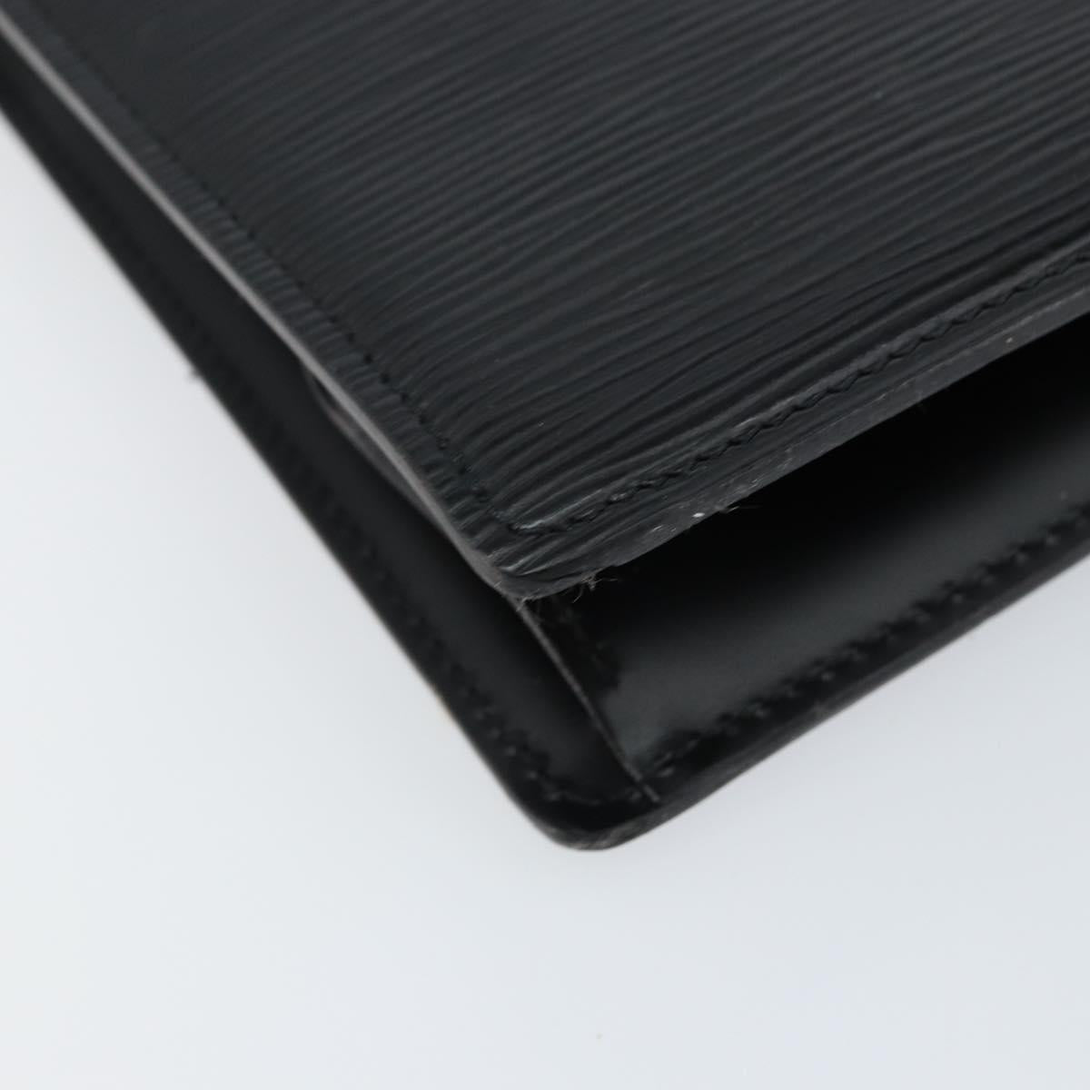 LOUIS VUITTON Epi Trousse Crete Pouch Black M48402 LV Auth 150132