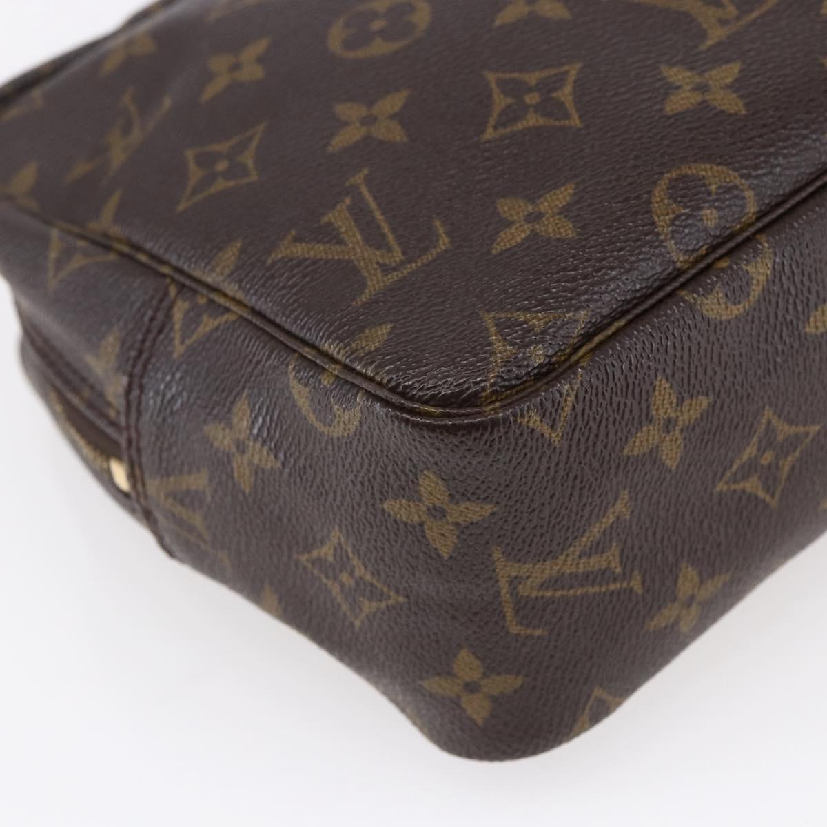 LOUIS VUITTON Monogram Trousse Toilette 28 Clutch Bag M47522 LV Auth 150154