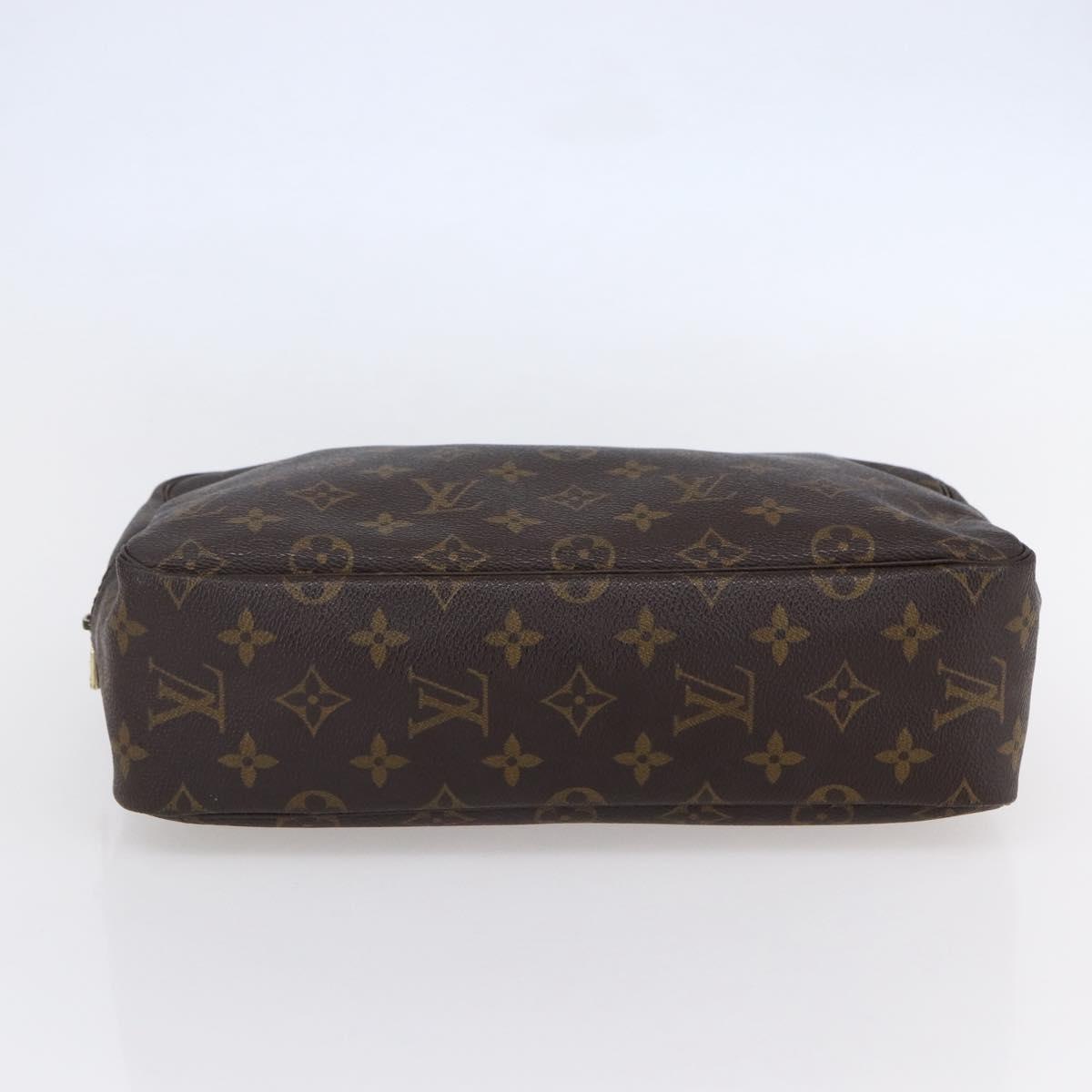 LOUIS VUITTON Monogram Trousse Toilette 28 Clutch Bag M47522 LV Auth 150154