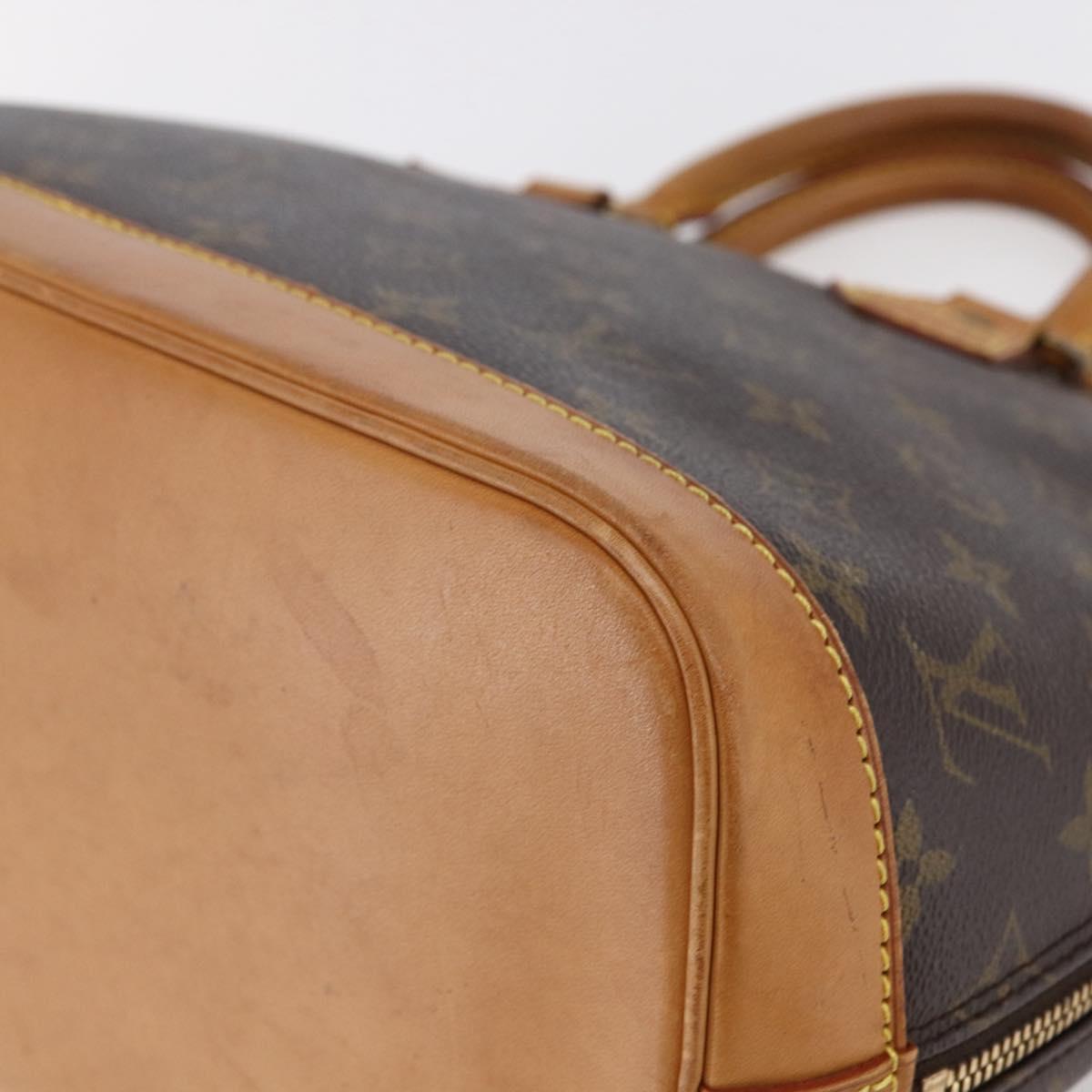 LOUIS VUITTON Monogram Alma Hand Bag M51130 LV Auth 150157