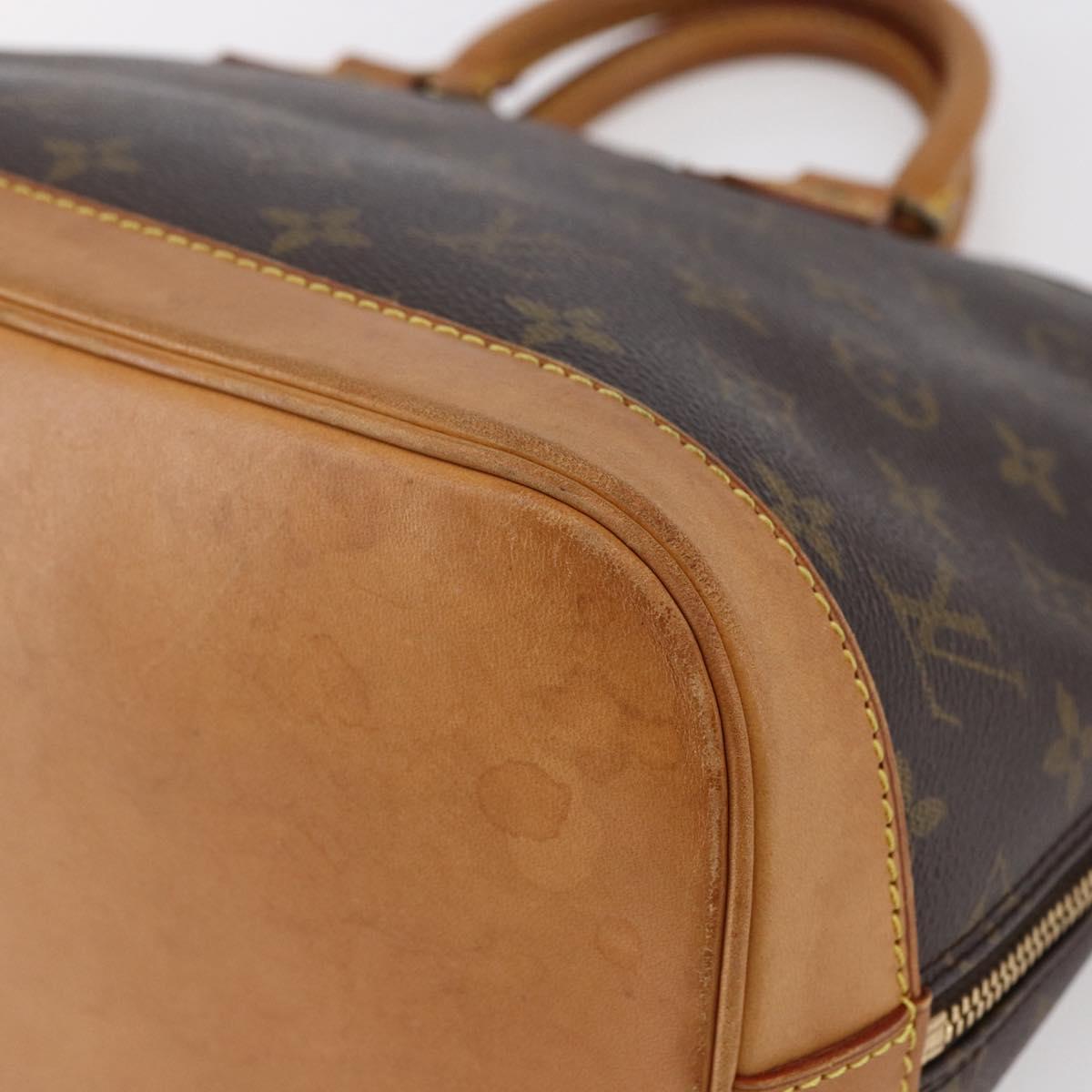 LOUIS VUITTON Monogram Alma Hand Bag M51130 LV Auth 150157