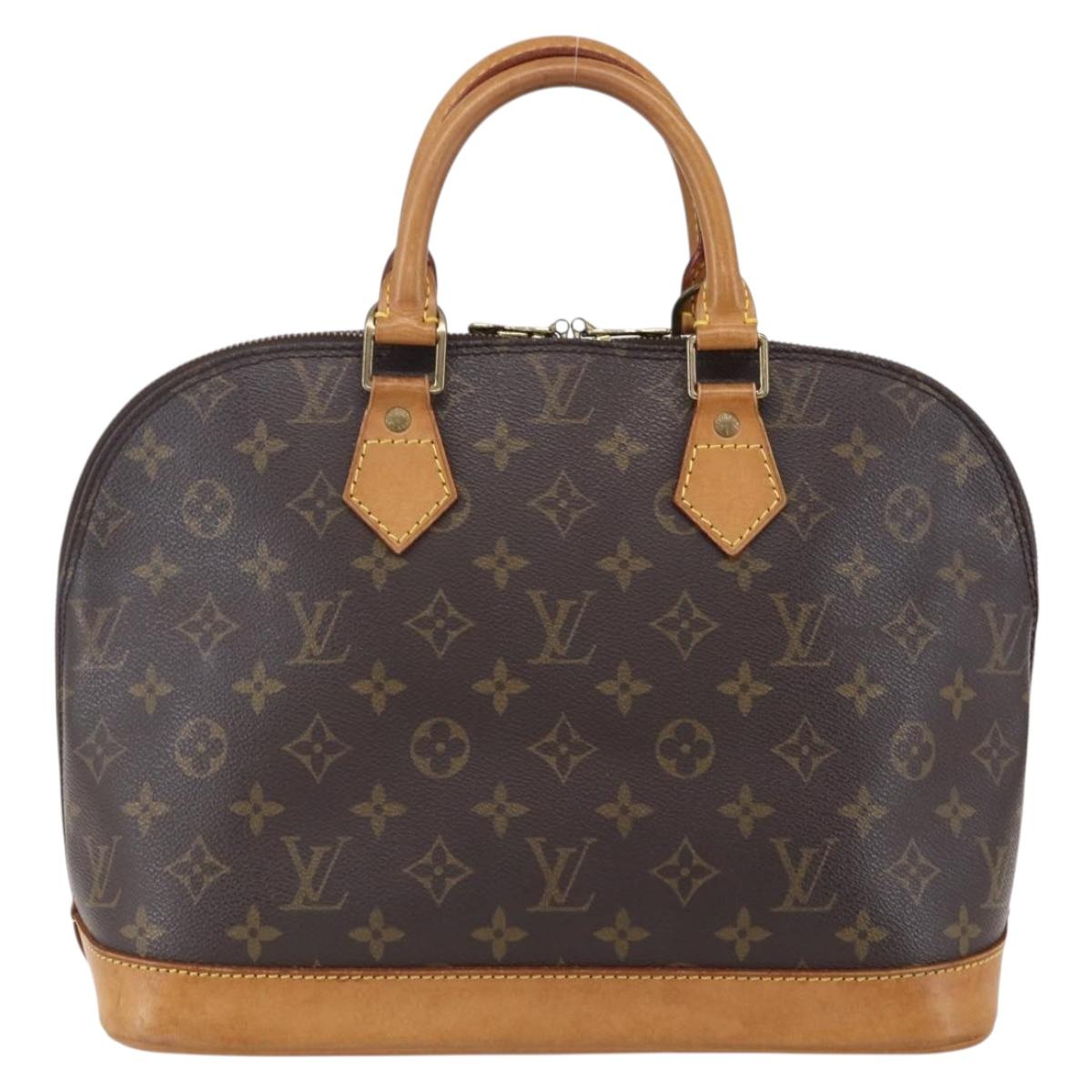 LOUIS VUITTON Monogram Alma Hand Bag M51130 LV Auth 150157