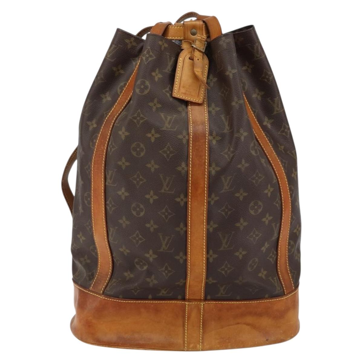 LOUIS VUITTON Monogram Randonnee GM Shoulder Bag M42244 LV Auth 150161