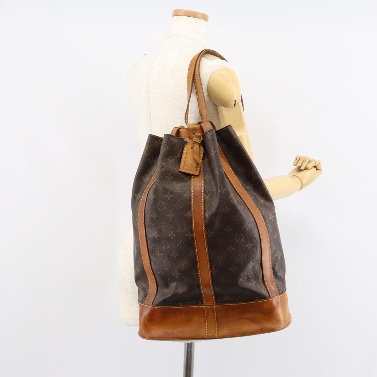 LOUIS VUITTON Monogram Randonnee GM Shoulder Bag M42244 LV Auth 150161