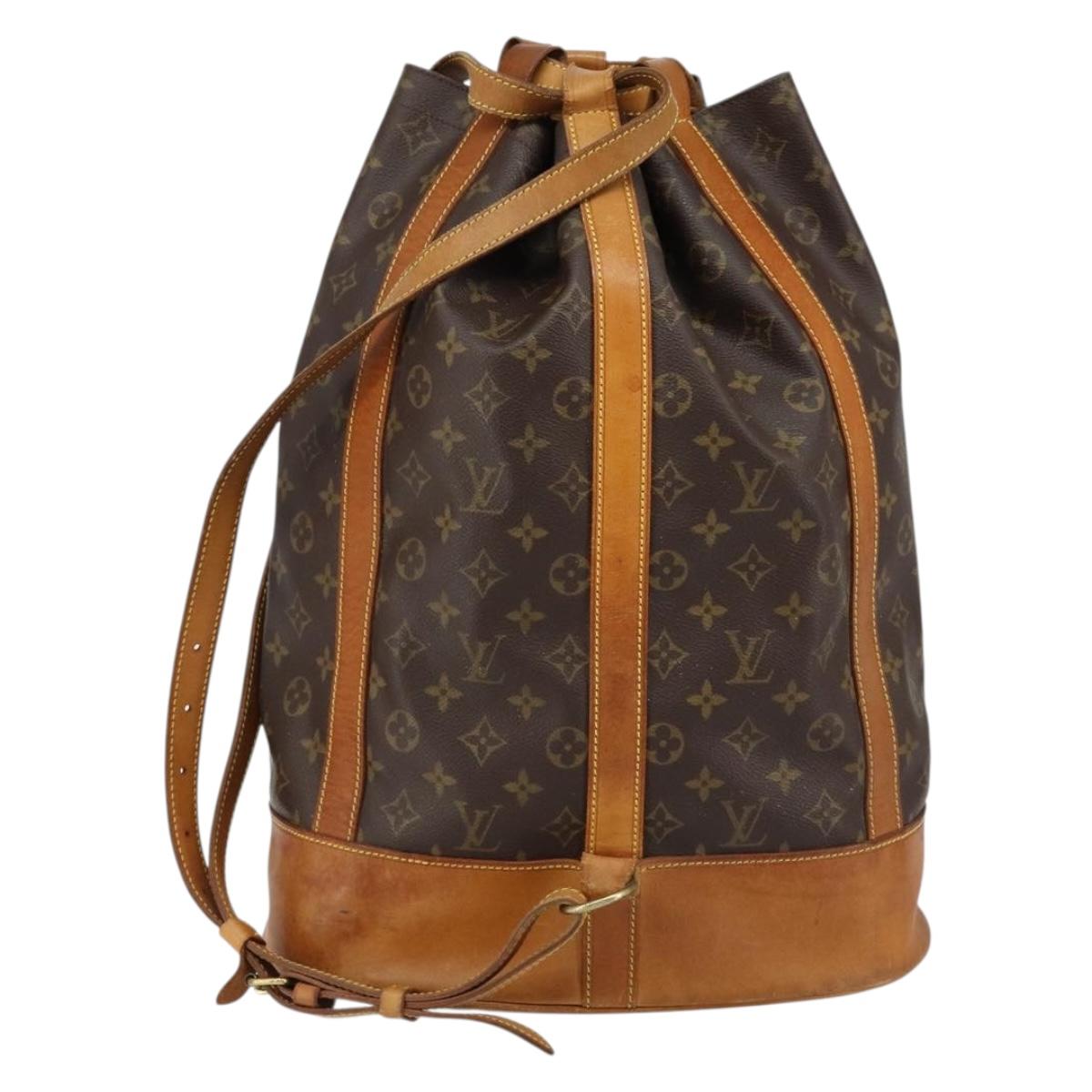 LOUIS VUITTON Monogram Randonnee GM Shoulder Bag M42244 LV Auth 150161